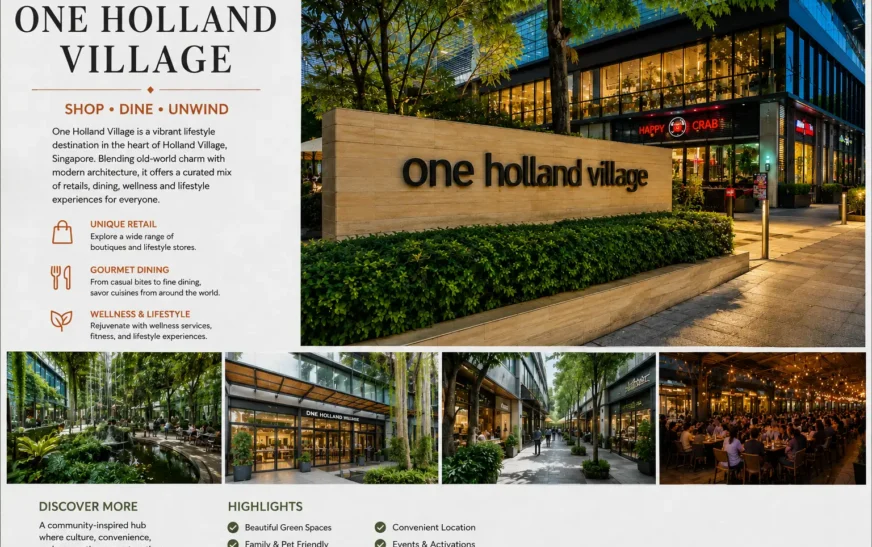 One Holland Village: Complete Guide to Dining, Shopping & Visiting Singapore’s Lifestyle Hub